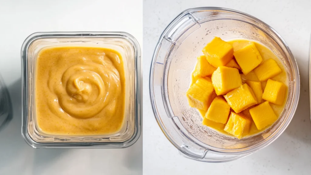 Mango and Coconut smoothie